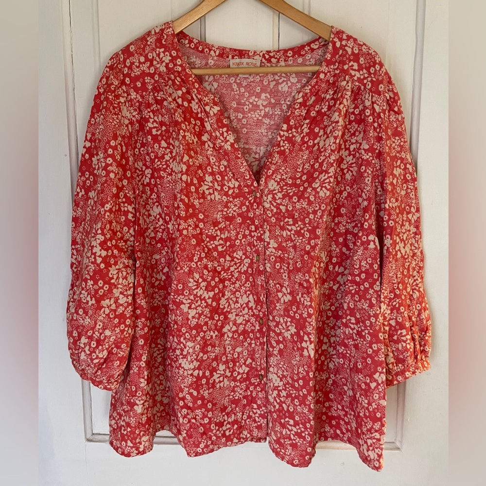 Beautiful Red Blouse